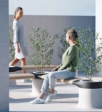 Modular Outdoor Space Benches Image 5