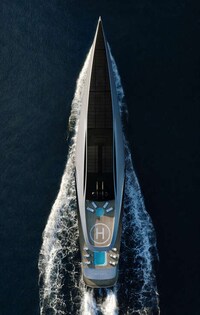 Ultra-Opulent Razor-Like Yachts Image 2