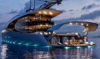 Ultra-Opulent Razor-Like Yachts Image 6