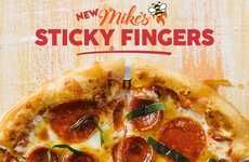 Sticky Honey-Covered Pizzas