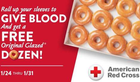 Blood Donation Donut Promotions