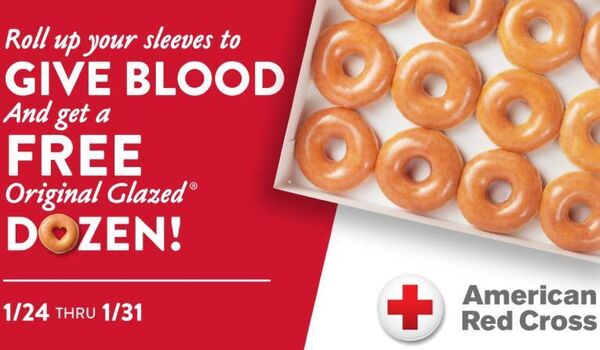 Blood Donation Donut Promotions