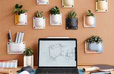 Vertical Workstation Wall Planters