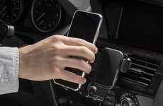 Self-Adjusting Smartphone Car Mounts