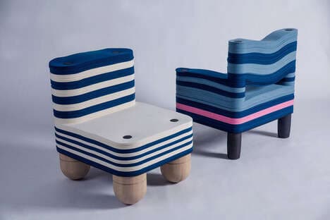 Sustainable Felt Stack Furniture