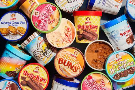 Snack Cake-Flavored Ice Creams