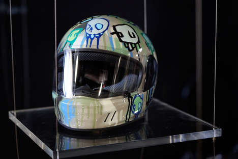 Artistic Bike Helmets