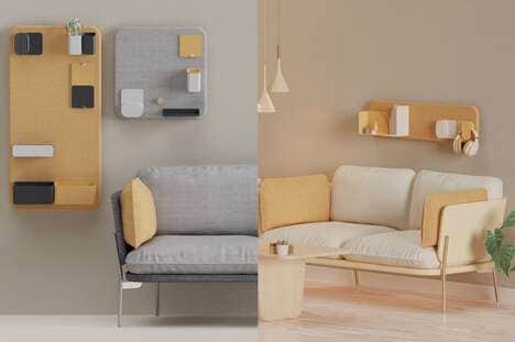 Modular Magnetic Wall Organizers