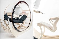 Ergonomic Wheel-Shaped Chairs Image 2