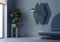 Geometric Sound-Dampening Wall Art Image 2