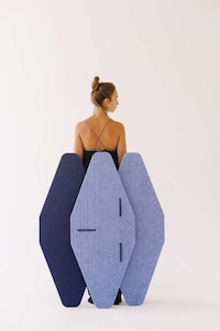 Geometric Sound-Dampening Wall Art Image 6