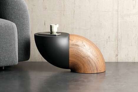Curvaceous Abstract Side Tables