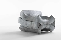 Foam-Made Angular Armchairs
