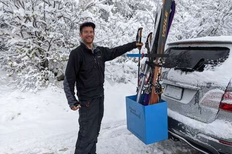 Rack-Free Car Ski Holders
