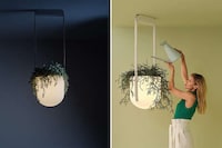 Demure Dual-Function Hanging Planters Image 1