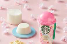 Creamy Cherry Blossom Beverages