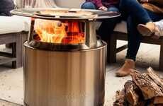 Heat-Spreading Fire Pit Attachments