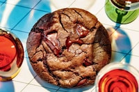 Wine-Infused Brownie Cookies