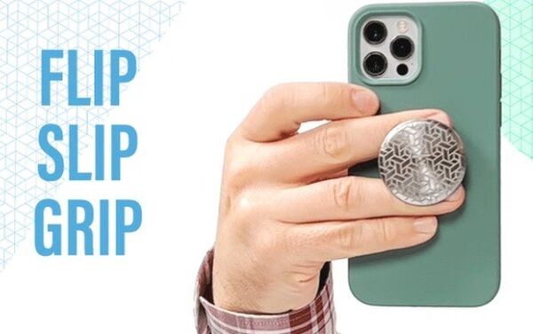 Ultra-Slim Metallic Smartphone Grips