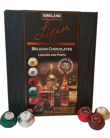 Porto-Filled Chocolate Bites