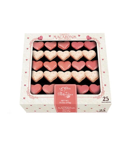 Heart-Shaped Macaron Cookies