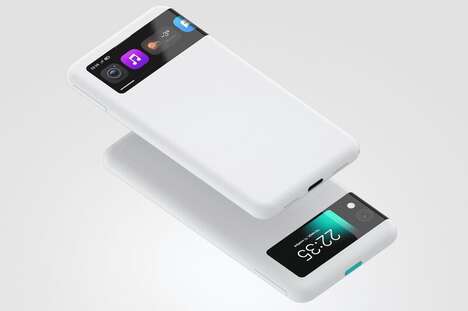 Subtle Secondary Display Smartphones
