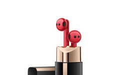 Lipstick-Inspired Earbuds