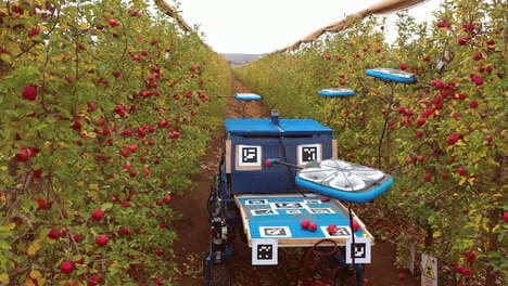 Flying Fruit-Harvesting Drones