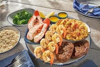 Lobster-Topped Seafood Entrees