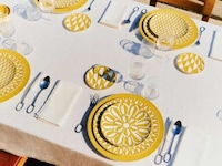 Bright Sunshine-Themed Luxury Dining Sets Image 3