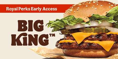 Upsized Fast-Food Burgers