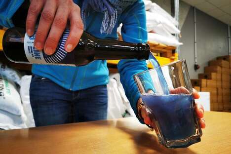 Algae-Tinted Blue Beers