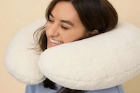 Fuzzy Oversized Neck Pillows Image 1