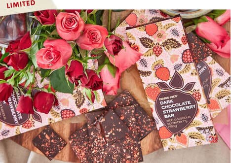 Strawberry-Studded Chocolate Bars