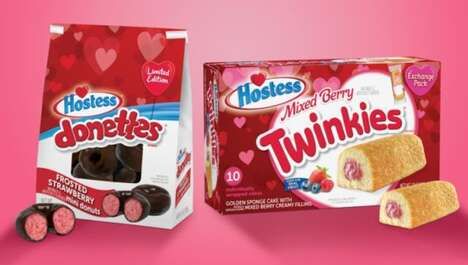 Valentine's-Themed Snack Cake Products