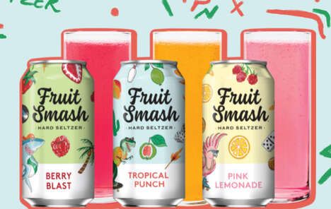 Tropical Fruit-Flavored Seltzers : new belgium fruit smash