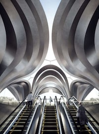 Futuristic Metro Stations Image 3