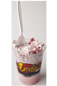Strawberry-Blended Custard Desserts