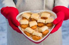 Heart-Shaped Fast-Food Sharing Trays