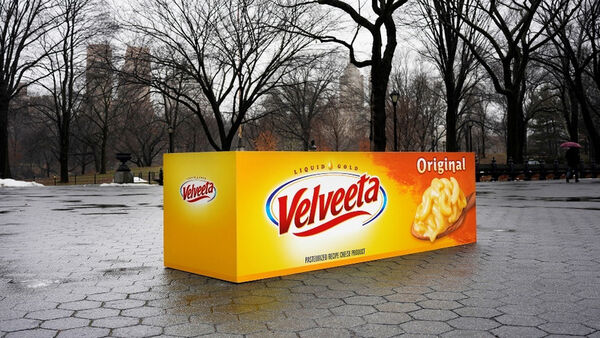 Cheese-Branded Gold Installations