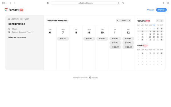 Meeting-Scheduling Calendar Features