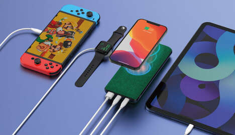 Fabric-Covered Mobile Chargers