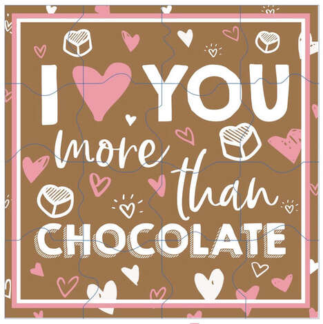 Edible Chocolate Puzzles