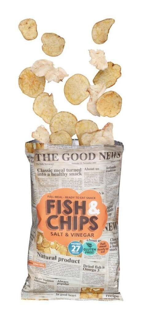 Flash-Dried Fish Chips