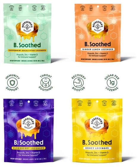 Free-From Throat Lozenges