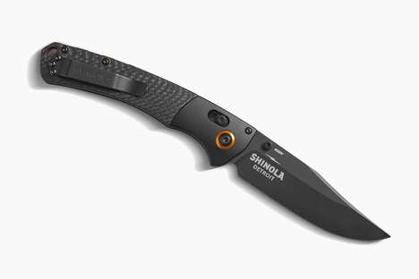 Carbon-Scaled Collaboration Pocket Knives