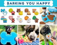 Hand-Decorated Dog Cookies Image 1