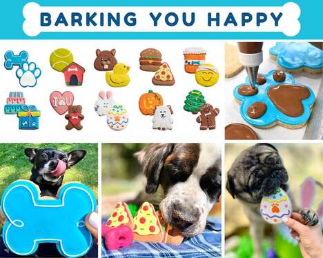 Hand-Decorated Dog Cookies