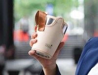 Collapsible Metallic Coffee Carriers Image 2
