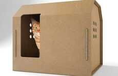 Affordable Minimalist Cat Houses